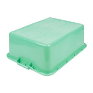 Vollrath Traex® Colour-Mate Green Perforated Drain Box 7-inch - 1