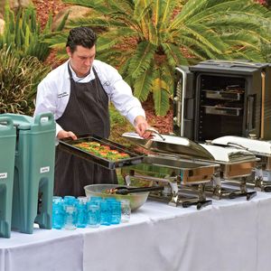 Cambro 65mm Deep High Heat 1/1 GN Pan Black - 2