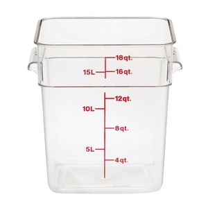 Cambro 17.2L Camwear CamSquare - 1