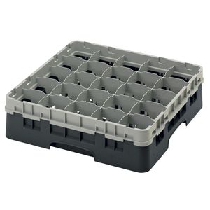 Cambro H114mm Black 25 Compartment Camrack - 1