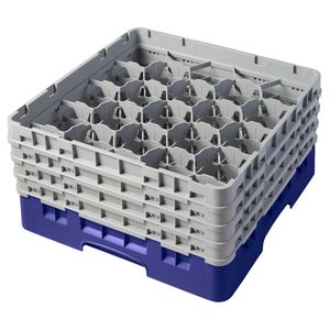 Cambro H238mm Navy 20 Compartment Camrack - 1
