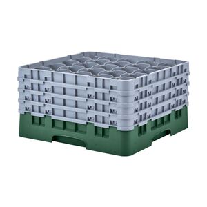 Cambro H238mm Green 25 Compartment Camrack - 1