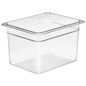 Cambro 200mm Deep 1/2 Clear Polycarbonate GN Pan - 1