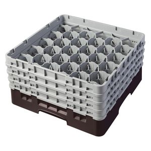 Cambro H215mm Brown 30 Compartment Camrack - 1