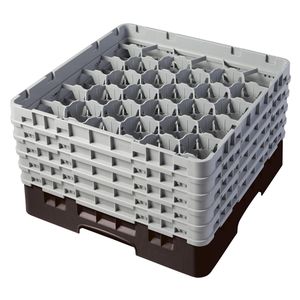 Cambro H257mm Brown 30 Compartment Camrack - 1