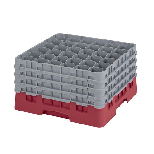 Cambro H238mm Cranberry 36 Compartment Camrack - 1