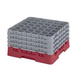Cambro H238mm Cranberry 36 Compartment Camrack - 1
