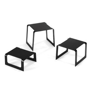 Vollrath Black Black Square Bent Buffet Riser Set - 1