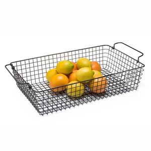 Pujadas 1/1 GN Black Wire Display Basket - 1