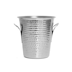 Pujadas Hammered Conical Ice Bucket Silver - 1