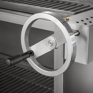 Pujadas Black Rod Bar Open Grill with Mobile Cabinet - 3
