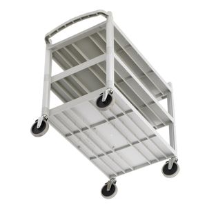 Cambro 180kg Speckled Grey KD Utility Cart - 3