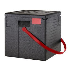 Cambro GoBox™ Top Loading 8 Pizza Box Red Strap - 1