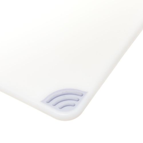 San Jamar White 9x12 Saf-T-Grip® Cutting Board - 4