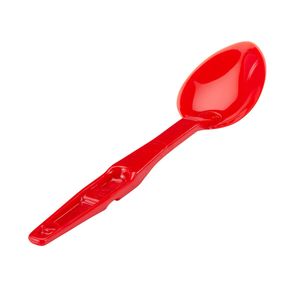 Cambro Red Solid Serving Spoon - 1