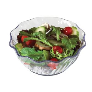 Cambro 384ml Clear SAN Swirl Bowl - 1