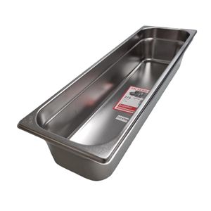 Pujadas GN Pro 100mm Deep 2/4 Stainless Steel Gastronorm - 1