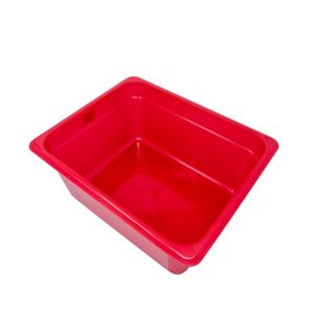 Cambro 150mm Deep 1/2 Red Polypropylene GN Pan - 1