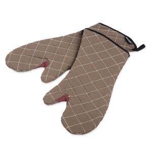 San Jamar 17 Tan BestGuard Oven Mitt - 1