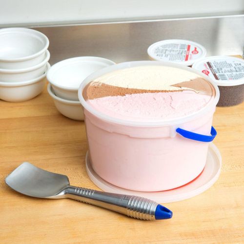 Vollrath Ice cream Spade Blue Tip - 4