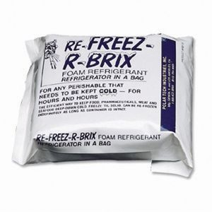 San Jamar EZ-Chill Refreezable Ice Pack (6 Pack) - 1