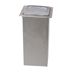 San Jamar Clear/St Steel Interfold In-Counter Napkin Dispenser - 3