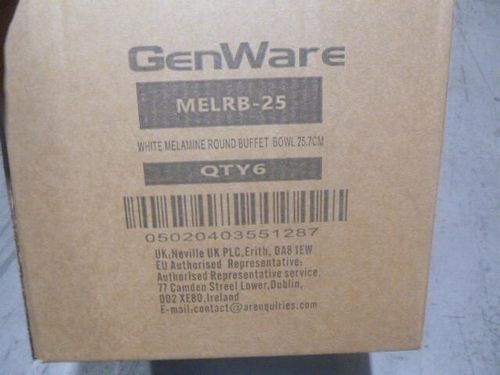 GenWare Melamine White Round Buffet Bowl 25.7cm - MELRB-25 - 9