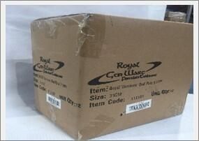 Genware Porcelain Oval Plate 31cm/ 12.25 (Pack of 6) - 112131 - 5