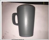 Genware Porcelain Matt Grey Latte Mug 34cl/ 12oz (Pack of 6) - 322135MG - 3