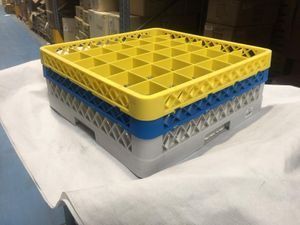 Genware 36 Comp Glass Rack With 2 Extenders - GR36-2 - 3