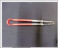 Genware Colour Coded S/St. Tong 23cm Red - CCT23R - 3