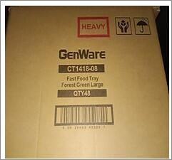 Fast Food Tray Forest Green Large - CT1418-08 - 8