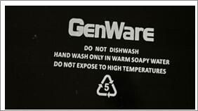 Gengrip 14 Round Non-Slip Tray Black - GG1400BLK - 11