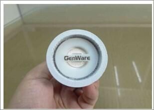 GenWare White Deep Grain Salt/ Pepper Grinder 13cm (Pack of 6) - SPWDG13W - 14