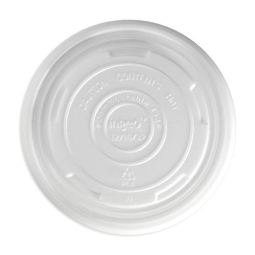 BioPak PLA Lids To Fit 12-32oz PLA-Lined BioBowls (Pack of 500) - BSCL-12PLA-UK - 6