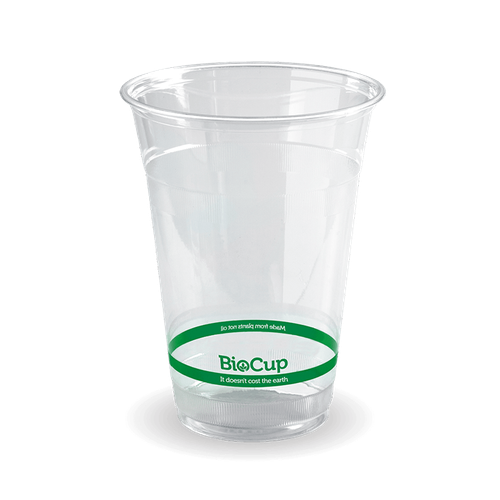 BioPak 500ml Clear PLA BioCups (Pack of 1,000) - R-500Y-UK - 2