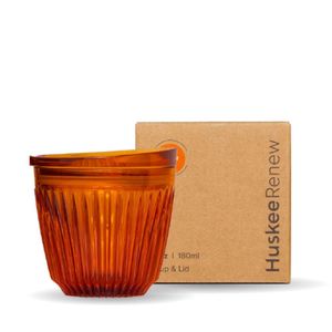 BioPak 06oz HuskeeRenew Amber (X12) (Pack of 12) - HT06PA12-R-UK - 1