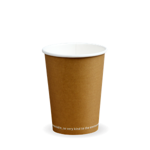 BioPak 12oz Kraft Single Wall BioCups (Pack of 1,000) - BCK-12-UK - 3