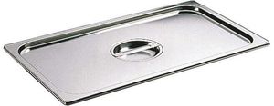 Bourgeat Stainless Steel Lid With Handle Gn 2/3- For Gastronorm Container Without Handles - 11865-08 - 1