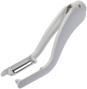 White Polyamide Double Blade Asparagus Peeler - 11474-01 - 1