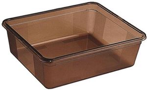 Alto Alto Plus Smoked Copolyester Gastronorm Container - Gn 2/1 Depth 20cm - 10629-21 - 1