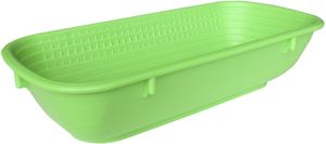 Polypropylene Banneton Basket Oval Green 0.5 Kg - 10686-02 - 1
