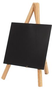 Tripod Mini-table Chalkboard Beechwood With Chalk Pen 24x15cm - 012324 - 1