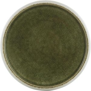 Saveurs Plate White/olive Ø 19cm - 050130 - 1