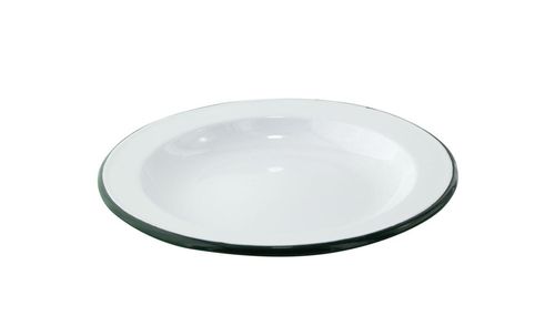 Snaack Flat Enamelled Iron Plate Ø 24cm - 051104 - 1