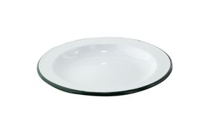 Snaack Flat Enamelled Iron Plate Ø 24cm - 051104 - 1