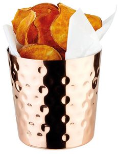 Hammered Copper Chip Cup Ø85 Mm H 8.5cm - 051112 - 1