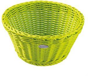 Polypropylene Bread Basket Round Ø 18cm Green - 573496 - 1