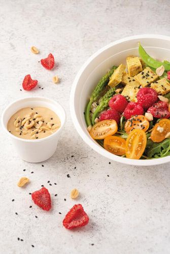 Box Of 900 (18 Bags Of 50) Round Cane Fibre Salad Bowls Without Lids Ø 135 Mm 35 Cl - 707846 - 3