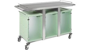Ulysse Breakfast Trolley - 3x6 Gn 1/1 - With Clear Doors - Without Side Panels - 788320 - 1